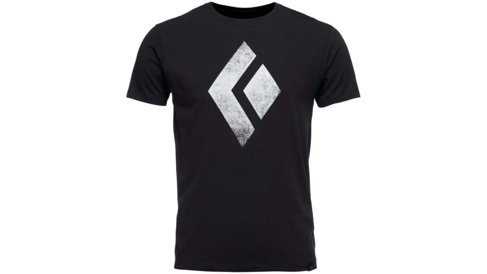 Black Diamond Short Sleeve Chalked Up Tee - Mens, Black, Large, APUO950002LRG1