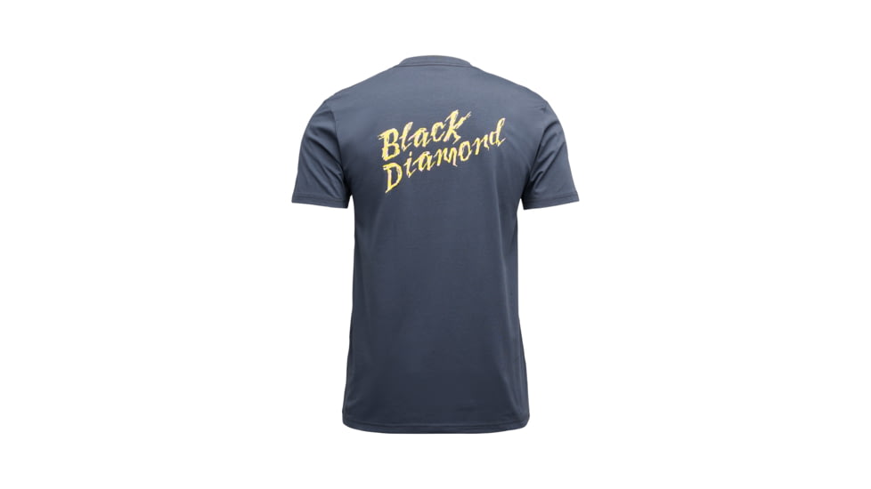 Black Diamond Shredded Short Sleeve Tee - Mens, Charcoal, Medium, AP7524920038MED1