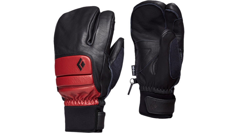 Black Diamond Spark Finger Gloves, Dark Crismon, Medium, BD8018786003MD1