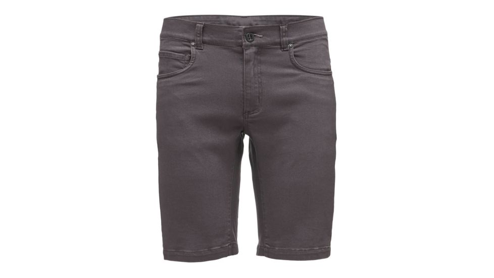 Black Diamond Stretch Font Mens Climbing Shorts, Slate, 30 Waist, APO5X50200301
