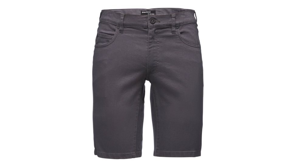 Black Diamond Stretch Font Shorts - Mens, Anthracite, 34, AP75012200010341