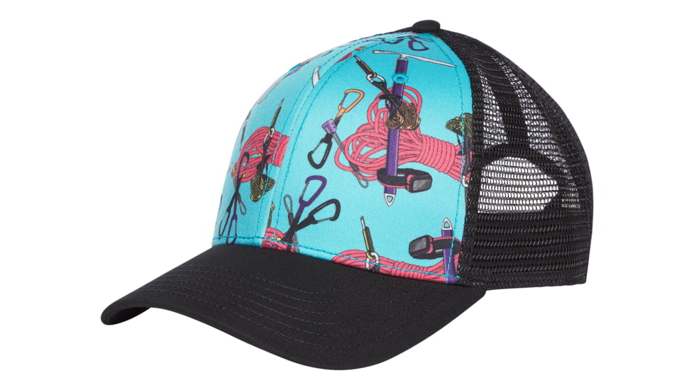 Black Diamond Trucker Hat, Gear Print, APFX7L9104ALL1
