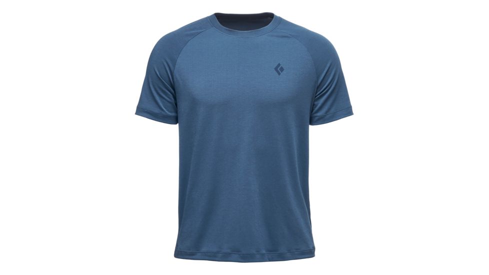 Black Diamond Watchtower Mens Short Sleeve Tee Shirt, Ink Blue, Extra Large, APF4E9421XLG1