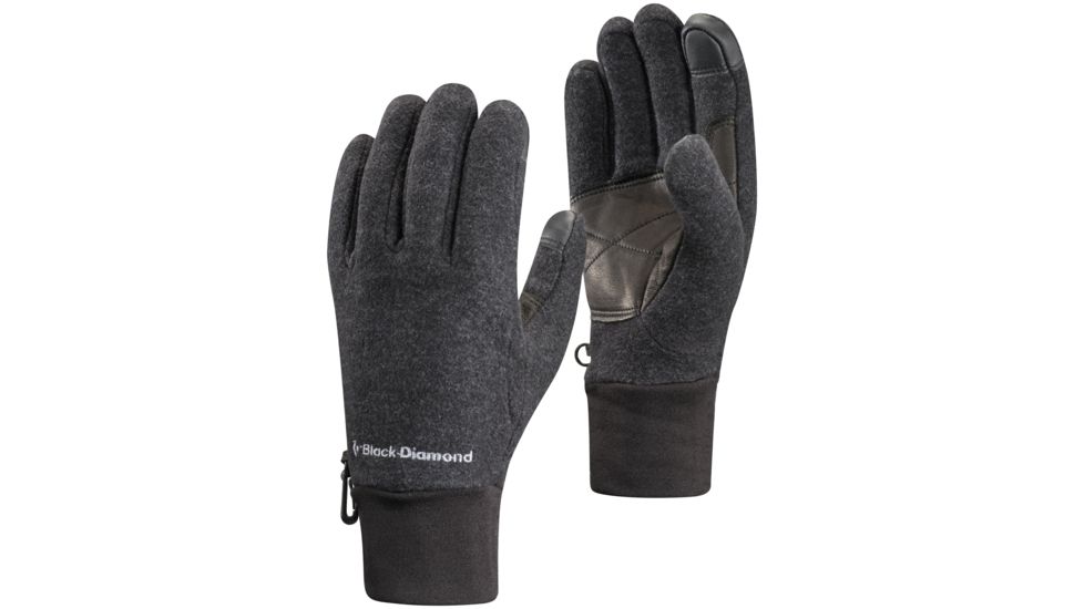 Black Diamond Woolweight Glove, Black, Extra Small, BD801089BLAKXS-1