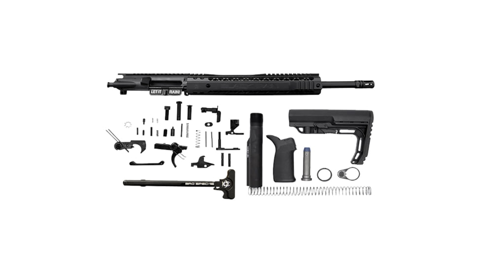 Black Rain Ordnance Spec Builder's Kit AR-15, 5.56mm, 16 in Upper Receiver, Black, BRO-BK-001
