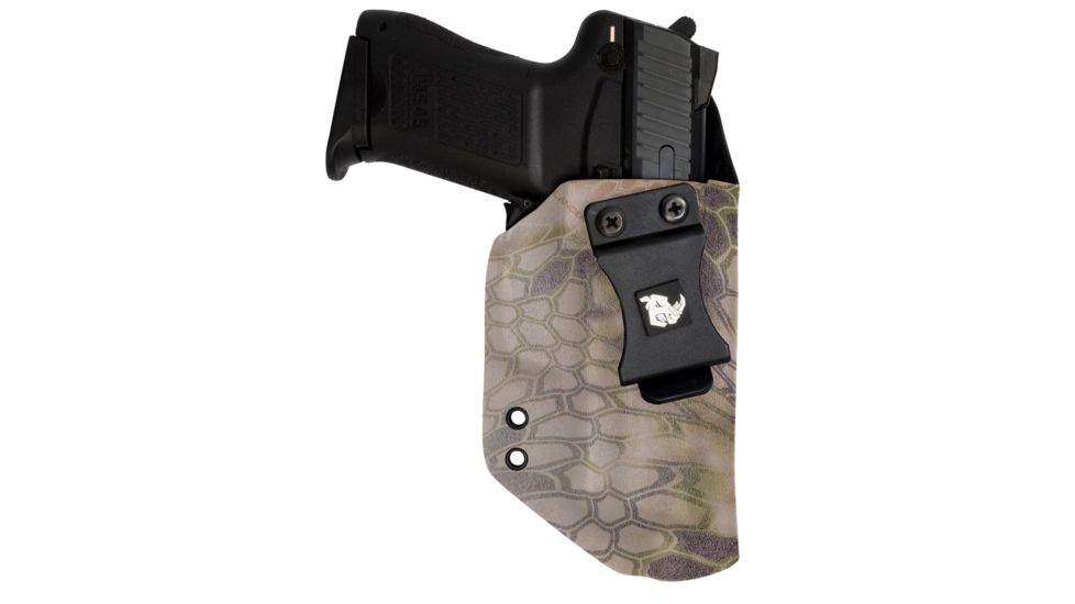 Black Rhino Concealment IWB Holster System, S&amp;W M&amp;P 9/40 3.5in Compact, Right Handed Shooter, Cant 0 Degrees, Kryptek Highlander 191204606638