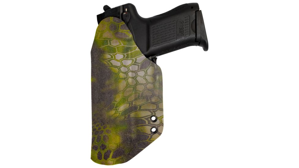 Black Rhino Concealment Concealed Carry IWB Holster System / Springfield Armory, Model Springfield Armory TRP 1911 5in w/ Rail, Left Handed Shooter, Cant 0 Degrees, Kryptek Mandrake, 191204639032