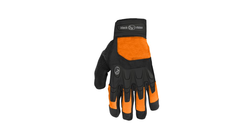 Black Rhino Rhino Duty Gloves, Orange, Large 00540