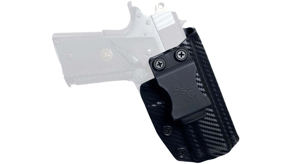Black Scorpion Outdoor Gear 1911 5in w/o Rail IWB Full Profile Holster, Right Hand, Carbon Fiber, HC21-IWB01-19115-CFRH