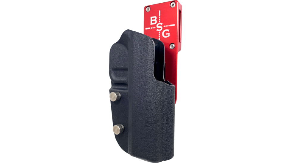 Black Scorpion Outdoor Gear 1911 5in Pro Heavy Duty Competition Holster, Left Hand, Red Shell / Black, HCD2-USPSABS-1911BKLH