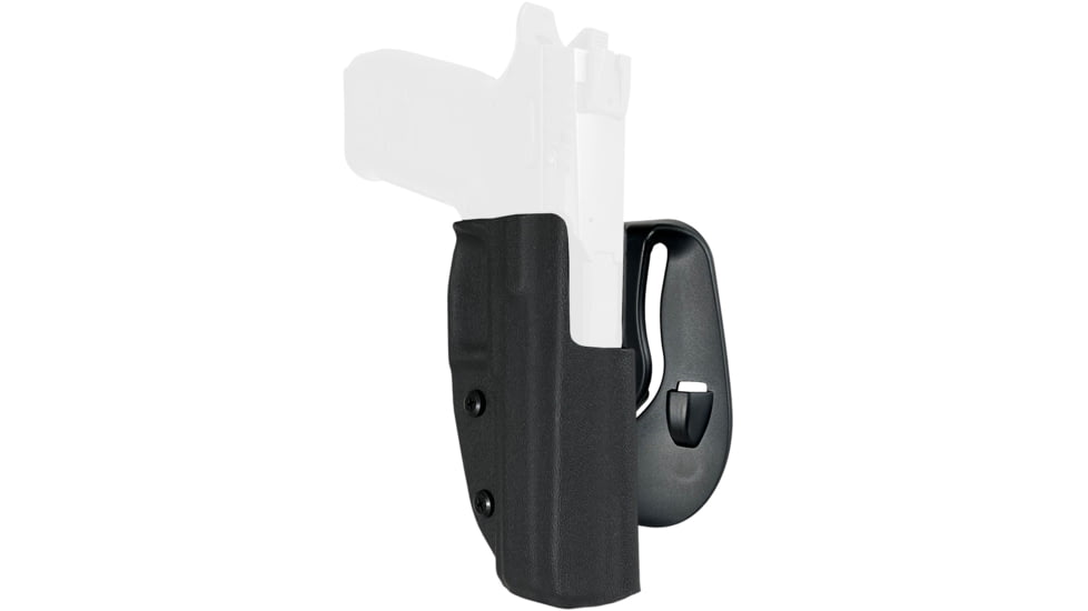 Black Scorpion Outdoor Gear CZ P-07 OWB Kydex Paddle Holster, Right Hand, Black, HC03-PADDLEP07BKRH