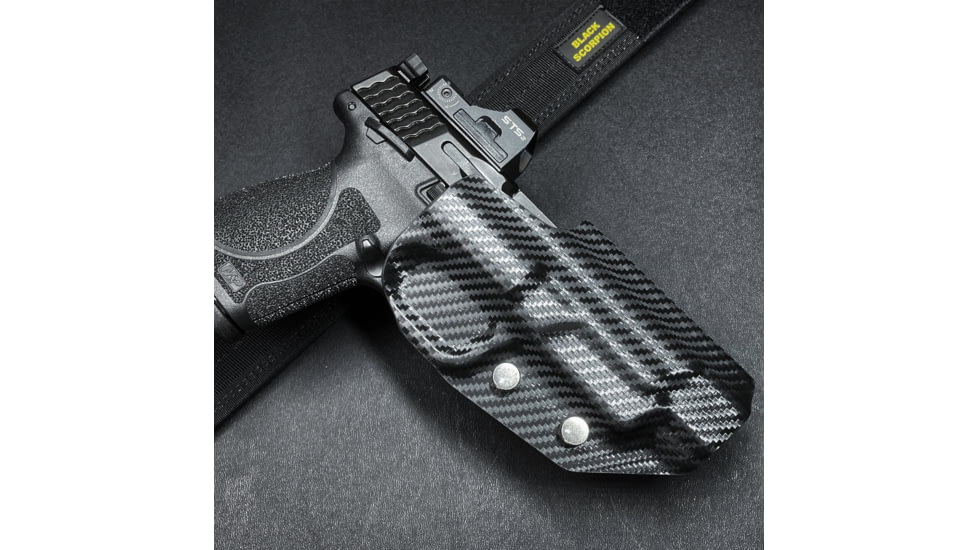 Black Scorpion Outdoor Gear CZ P-10 C Pro Competition Holster, Right Hand, Carbon Fiber, HC04-USPSA-CZP10CFRH