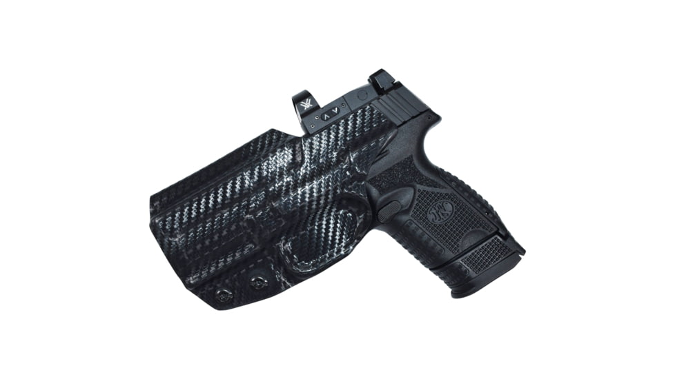 Black Scorpion Outdoor Gear FNH 509 Compact/Midsize IWB Belt Wing Tuckable Holster, Right, Carbon Fiber, HC23-FN509CF
