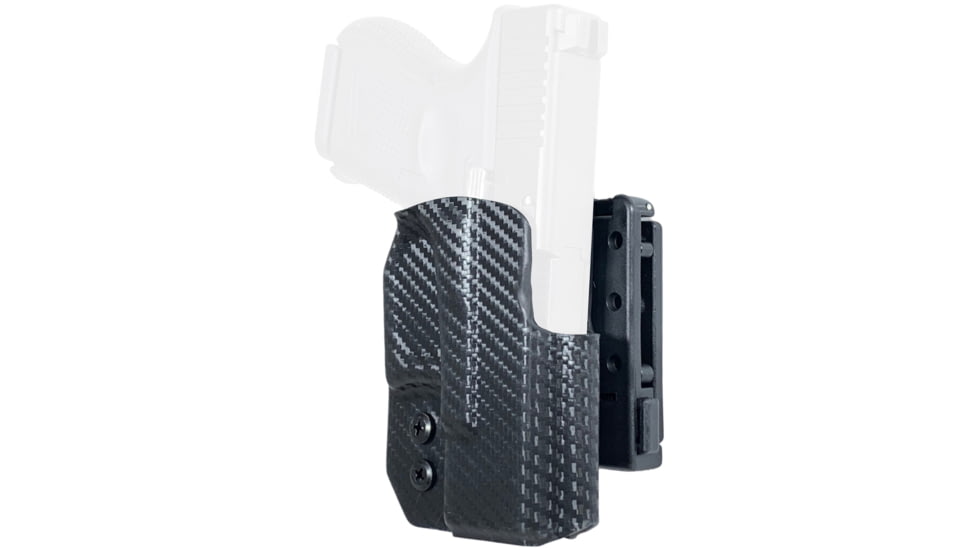 Black Scorpion Outdoor Gear Glock 26, 27, 33 Pro IDPA Holster, Left Hand, Carbon Fiber, HC03-IDPA-GL26-CFLH