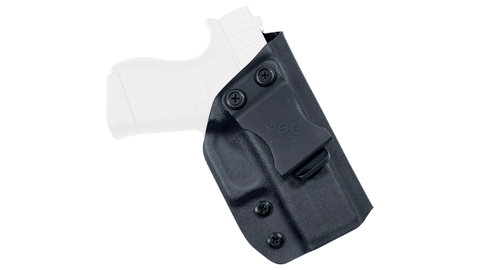 Black Scorpion Outdoor Gear Glock 42, 43, 43X IWB Full Profile Holster, Right Hand, Black, HC21-IWB01-GL43-BKRH