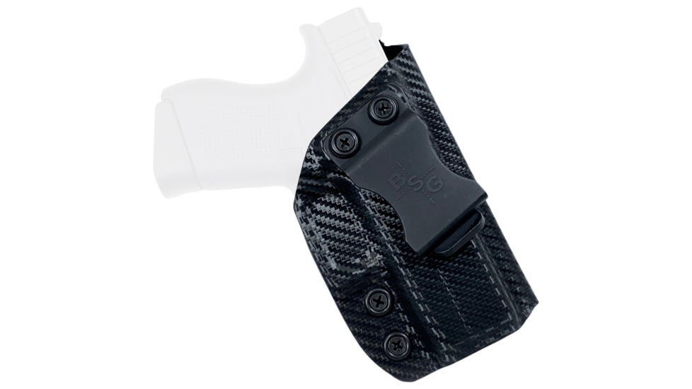Black Scorpion Outdoor Gear Glock 42, 43, 43X IWB Full Profile Holster, Right Hand, Carbon Fiber, HC21-IWB01-GL43-CFRH