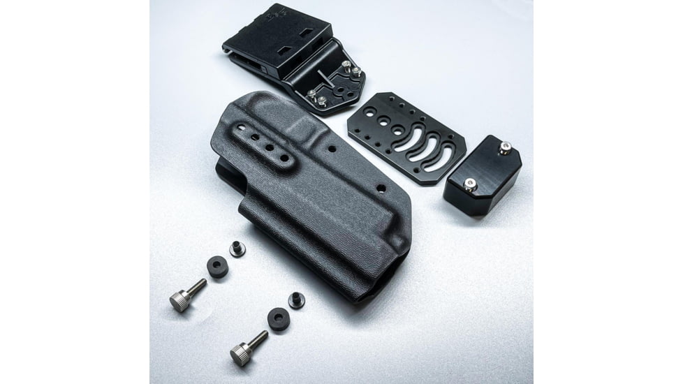 Black Scorpion Outdoor Gear Pro Competition OWB Holster, Glock 19, 23 w/ TLR-7A, Right Hand, Black, HC04-USPSA-GL19TLR7-BKRH