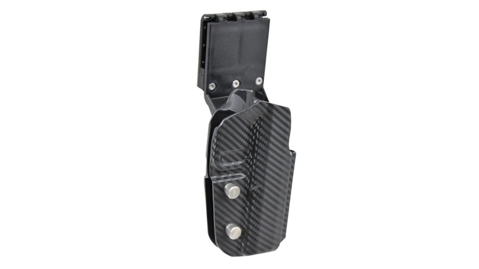 Black Scorpion Outdoor Gear Pro USPSA Competition Holster, Right Hand, CZ Shadow 2, 4.89in Barrel, 1.5 - 1.75in Belts, Kydex, Carbon Fiber, HC04-USPSA-SHADOWIICFRH