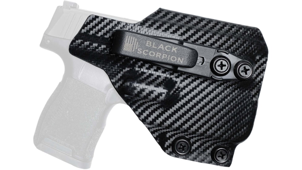 Black Scorpion Outdoor Gear Sig Sauer P365 w/ TLR-6 Belt Wing Tuckable Holster, Right, Carbon Fiber, HC23-365TLR6-CFRH