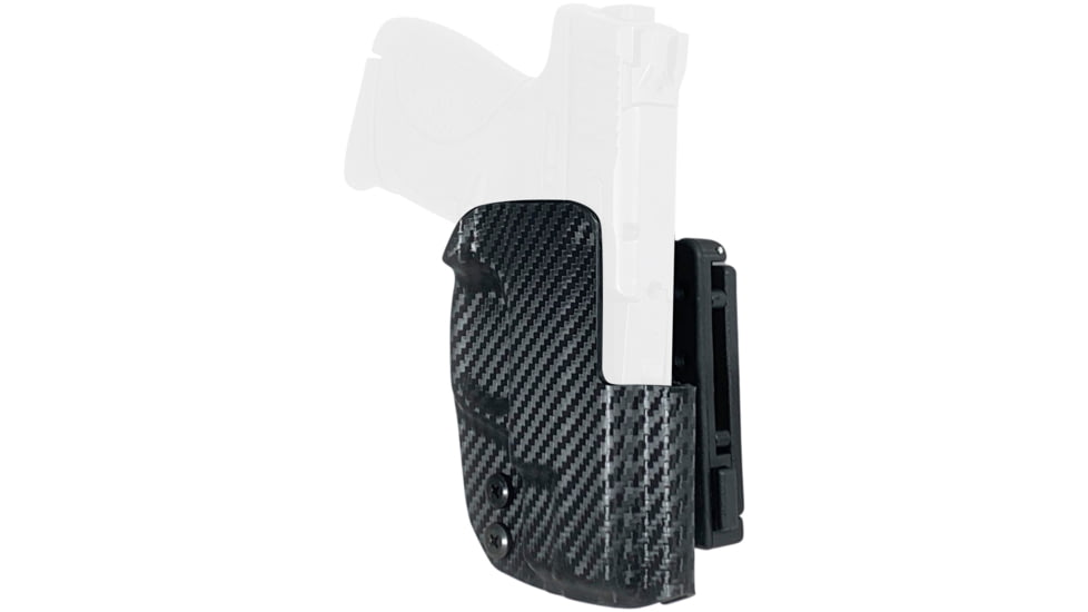 Black Scorpion Outdoor Gear Smith &amp; Wesson M&amp;P Shield Pro IDPA Holster, Right Hand, Carbon Fiber, HC03-IDPA-SHIELD-CFRH