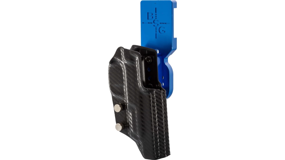 Black Scorpion Outdoor Gear Smith &amp; Wesson M&amp;P9 Competitor Pro Heavy Duty Competition Holster, Blue Belt Attachment - Carbon Fiber Holster, HCD3-USPBS-MPCOMPTTCF