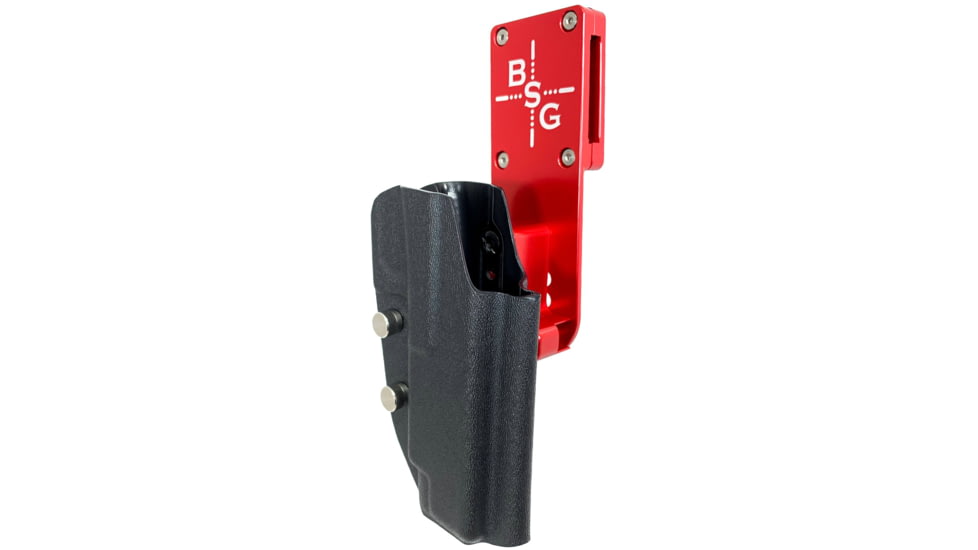 Black Scorpion Outdoor Gear Smith &amp; Wesson M&amp;P9, M&amp;P40 M2.0 5in Pro Heavy Duty Competition Holster, Right Hand, Red Shell / Black, HCD2-USPSABS-MP5BKRH