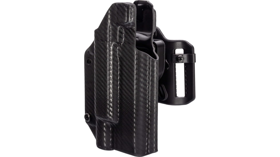 Black Scorpion Outdoor Gear Staccato Xc w/X300 OWB Quick Release Belt Loop Holster, Right Hand, Carbon Fiber, HC28-QRLP-STAXC300-CFRH