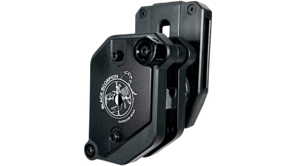 Black Scorpion Outdoor Gear USPSA Grand Master Production Holster / Shooting Belt Combo, 2011 USPSA, Black, Medium, CO06-MP01H042011-BTMBK