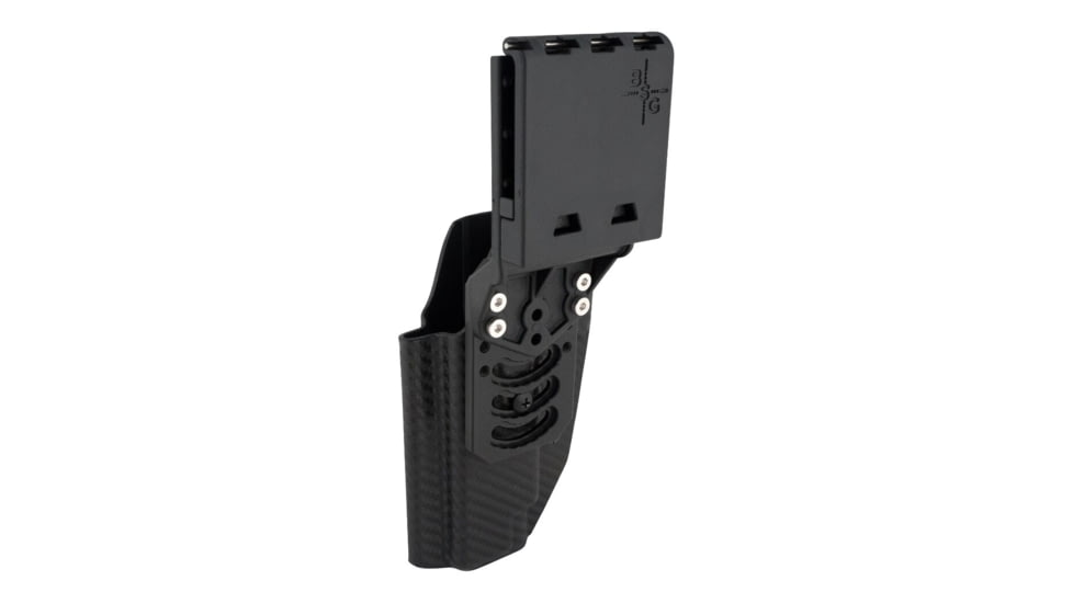 Black Scorpion Outdoor Gear USPSA New Gen Pro Competition Holster for Glock34, Right Hand, Carbon Fiber, HC04-USPSA1-GL34BCFRH