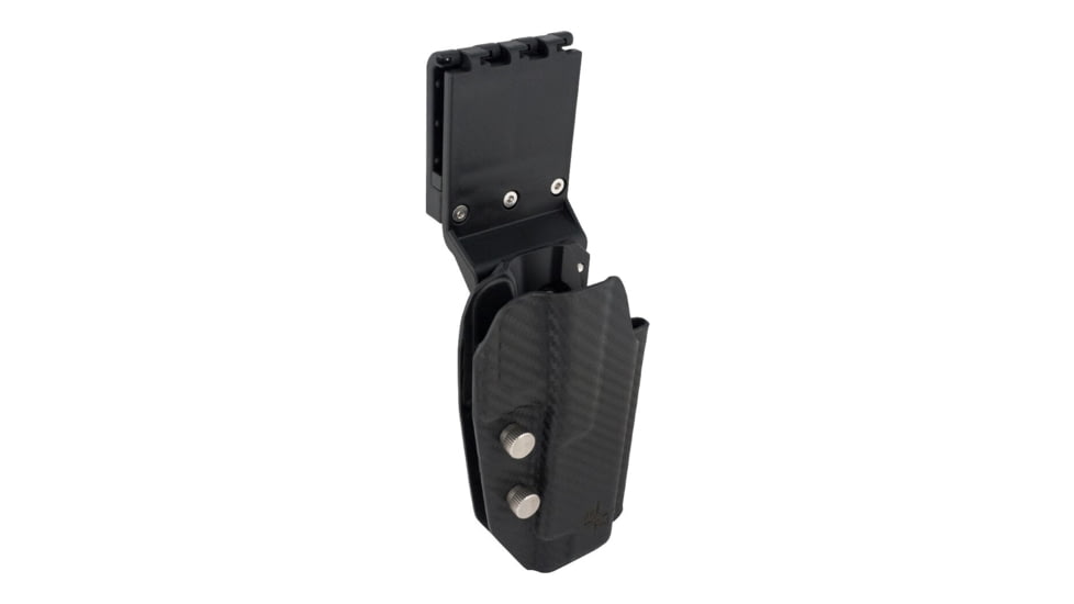 Black Scorpion Outdoor Gear USPSA New Gen Pro Competition Holster for Glock34, Right Hand, Carbon Fiber, HC04-USPSA1-GL34BCFRH