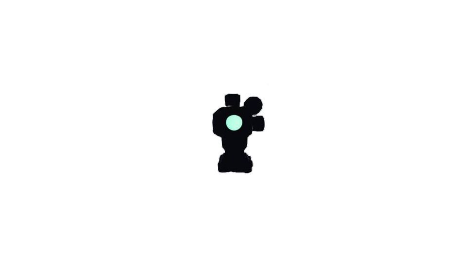 Black Spider Optics 1x20 Micro Red Dot Sight,3 MOA, Black, Box BLKSPDRM0129