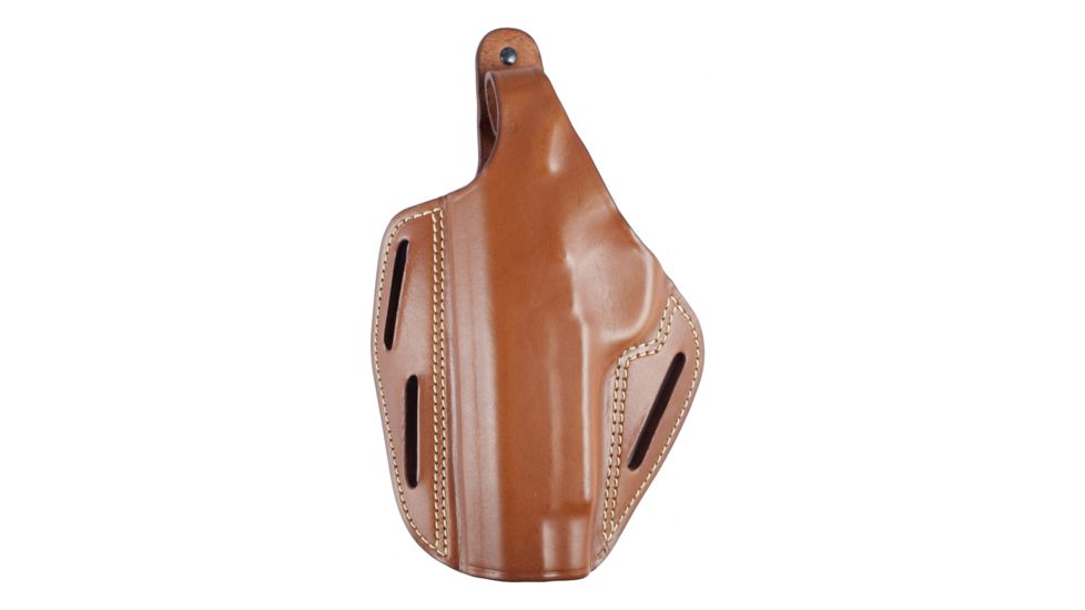 Blackhawk 3 Slot Leather Pancake Holster, Brown, Left Hand - Glock 17/22/31