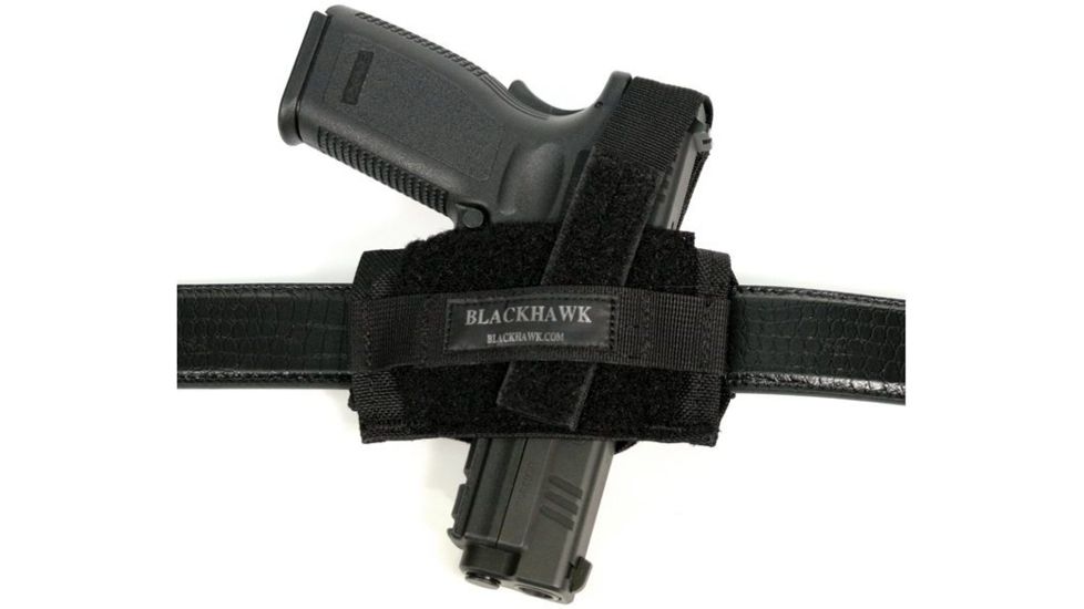 BlackHawk Ambidextrous Flat Belt Holster Black 40FB02BK