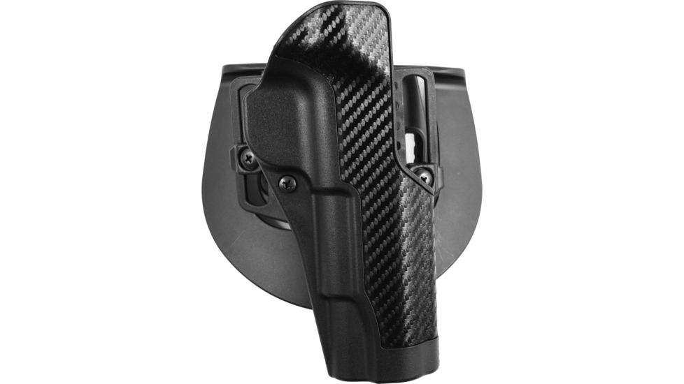 BlackHawk CQC Belt Loop/Paddle Holster, Carbon Black, Right Hand - Colt 1911 - 415003BK-R 