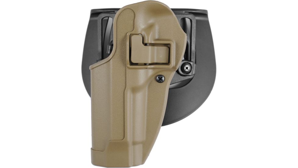 BlackHawk CQC SERPA Beltloop/Paddle Holster, Left, Coyote Tan, 410504CTL