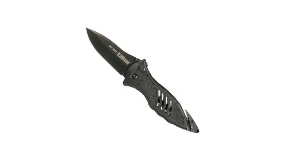 Blackhawk CQD Mark I Alum Handle Knife - Plain Edge, Black