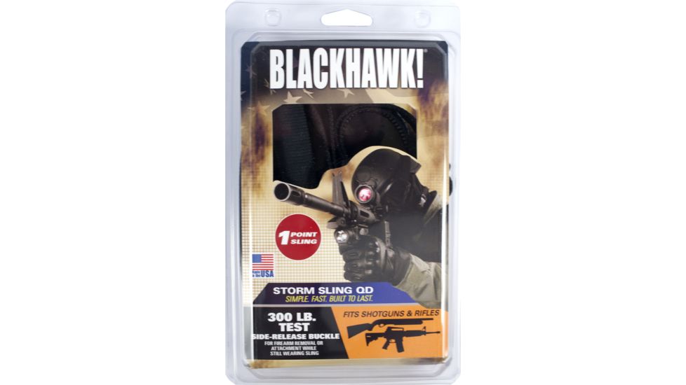 Blackhawk Storm Single Point 300 Pound Test Sling QD, Black - 70GS15BK