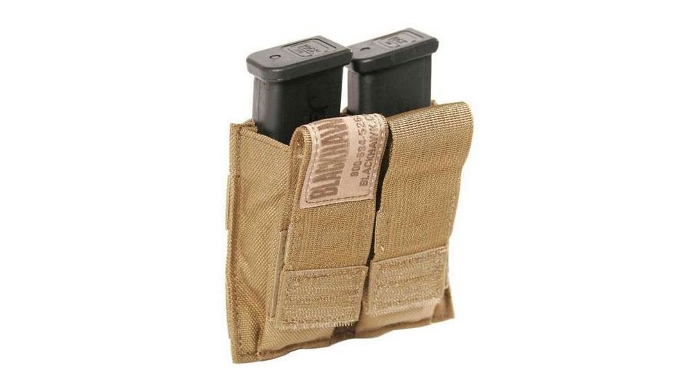 BlackHawk Gen4 MOLLE System Double Pistol Mag Pouch,Coyote Tan 37CL10CT