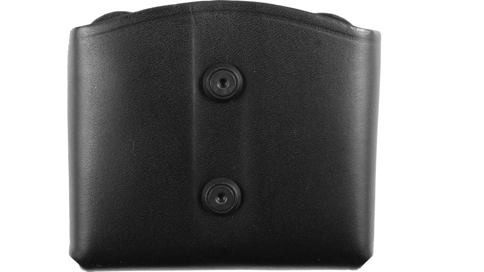 Blackhawk Leather Dual Magazine Pouch, Black, Double Stack 420903BK