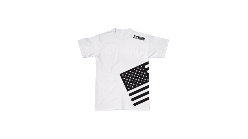 BlackHawk Men's Memory T-Shirt w/ Gray Flag, Grey Heather, Small 90GT00GH-SM