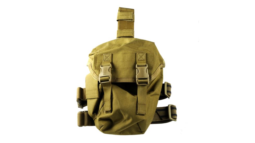 BlackHawk Tactical Omega Elite Gas Mask Pouch - Coyote Tan 56GM00DE
