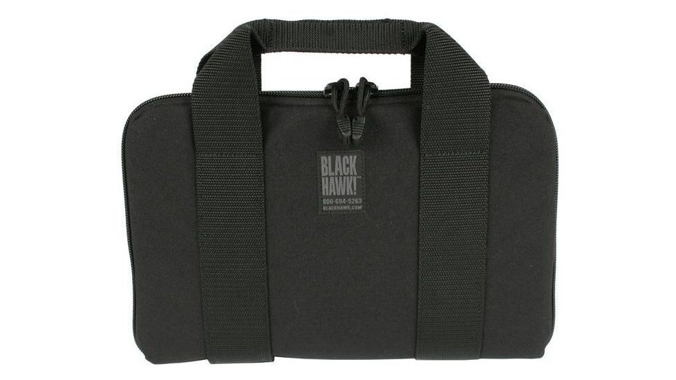 BlackHawk Pistol Rug/Pouch w/ Wrap-Around Handles, 12x8 Inches, Black 61GR01BK