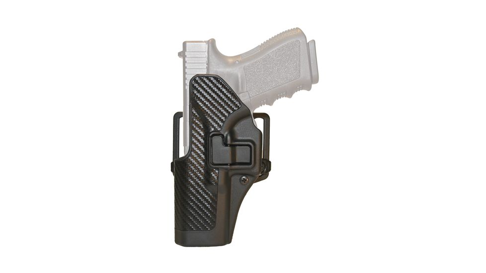 Blackhawk SERPA CQC Belt Loop/Paddle Active Retention Holster, Left Hand, Carbon Black, Caracal F, 410043BK-L