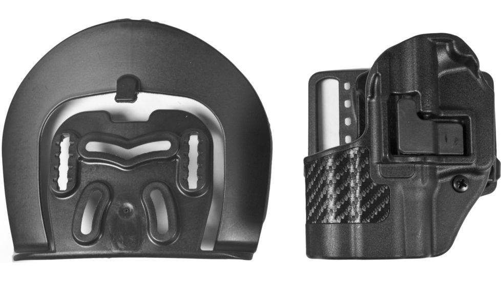 Blackhawk SERPA CQC Belt Loop/Paddle Active Retention Holster, Left Hand, Carbon Black, Springfield XD Comp, 410031BK-L