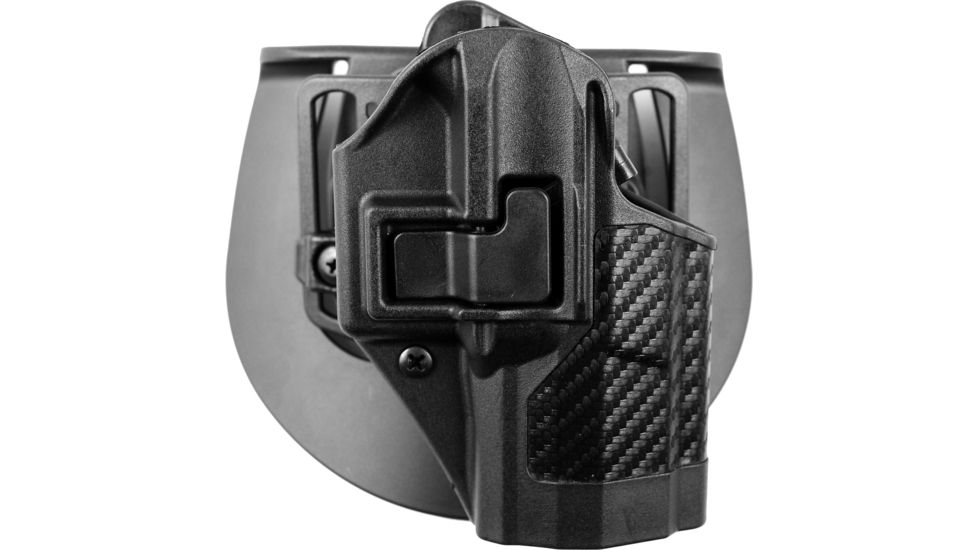 Blackhawk SERPA CQC Belt Loop/Paddle Active Retention Holster, Right Hand, Carbon Black, Walther P-99, 410024BK-R