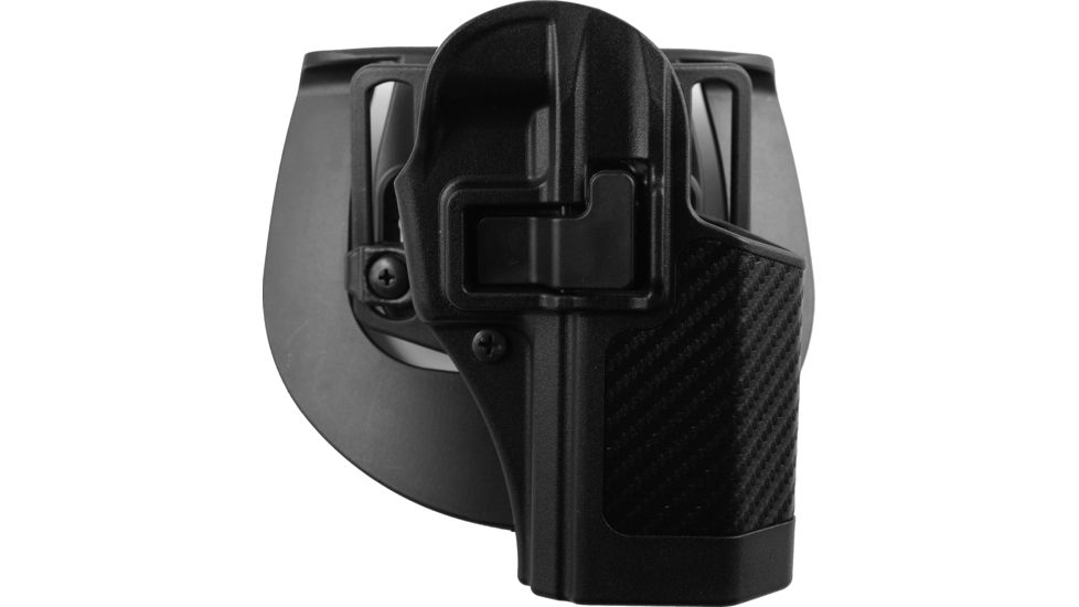 Blackhawk SERPA CQC Belt Loop/Paddle Active Retention Holster, Right Hand, Carbon Black, Ruger P95, 410012BK-R