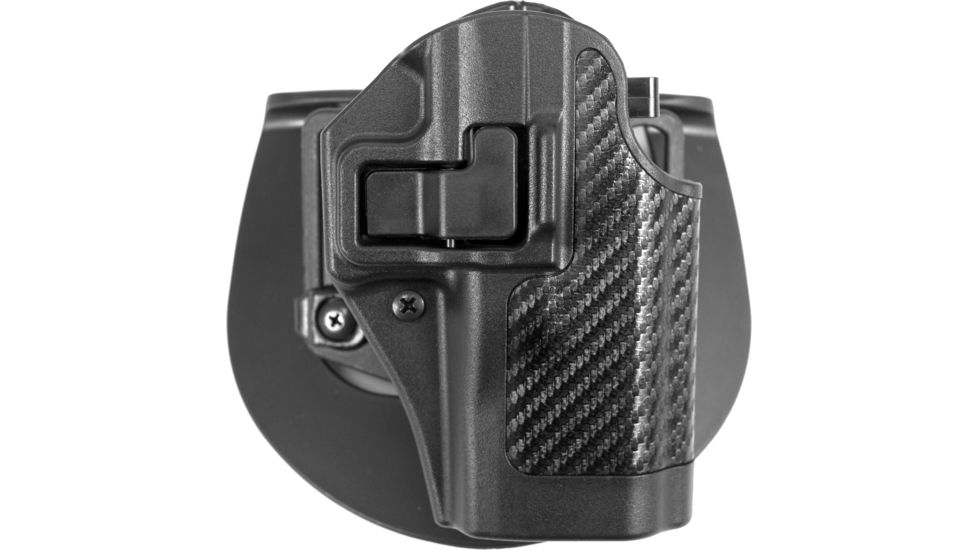 Blackhawk SERPA CQC Belt Loop/Paddle Active Retention Holster, Right Hand, Carbon Black, Taurus 24/7, 410029BK-R