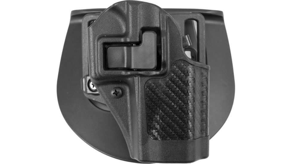 Blackhawk SERPA CQC Belt Loop/Paddle Active Retention Holster, Right Hand, Carbon Black, For Glock 38, 410038BK-R
