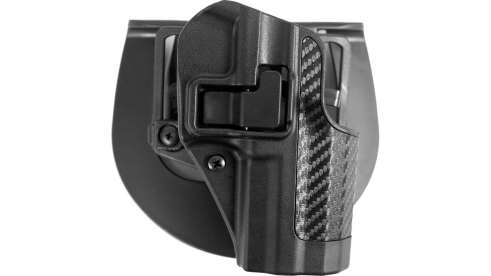Blackhawk SERPA CQC Belt Loop/Paddle Active Retention Holster, Right Hand, Carbon Black, H&amp;K USP Full Size, 410014BK-R