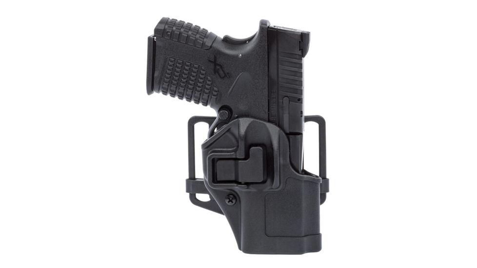 Blackhawk Serpa CQC Concealment Holster with Matte Finish w/Belt Loop and Paddle, Coyote Tan, Right Hand, Springfield XD Compact Or Service Models, 410507CT-R
